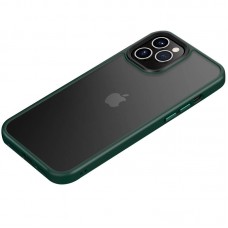 TPU+PC чохол Metal Buttons для Apple iPhone 12 Pro / 12 (6.1")  Зелений - 00000039993_3