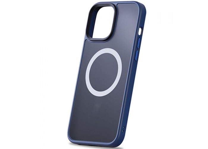 TPU+PC чохол Metal Buttons with Magnetic Fit для Apple iPhone 13 / 14 (6.1