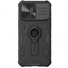 TPU+PC чохол Nillkin CamShield Armor (шторка на камеру) для Apple iPhone 15 Pro (6.1")  Чорний - 00000066859_4