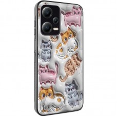 TPU+PC чохол Prisma Fluffie для Xiaomi Poco X5 5G / Note 12 5G  Kittens - 00000077823_3