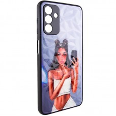 TPU+PC чохол Prisma Ladies для Samsung Galaxy A54 5G  Black in White - 00000063735_2