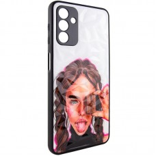 TPU+PC чохол Prisma Ladies для Samsung Galaxy A54 5G  Chocolate - 00000063735_3