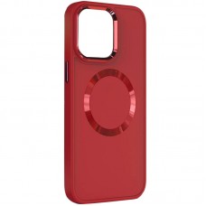 TPU чохол Bonbon Metal Style with MagSafe для Apple iPhone 15 Plus (6.7")  Червоний / Red - 00000069525_6