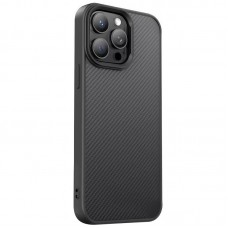 TPU чохол Carbon Protective with Magsafe для Apple iPhone 13 Pro (6.1")  Black - 00000082016_1