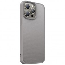 TPU чохол Carbon Protective with Magsafe для Apple iPhone 14 Pro (6.1")  Grey - 00000082019_3