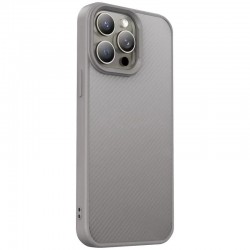 TPU чохол Carbon Protective with Magsafe для Apple iPhone 14 Pro Max (6.7")  Grey - 00000082020_3