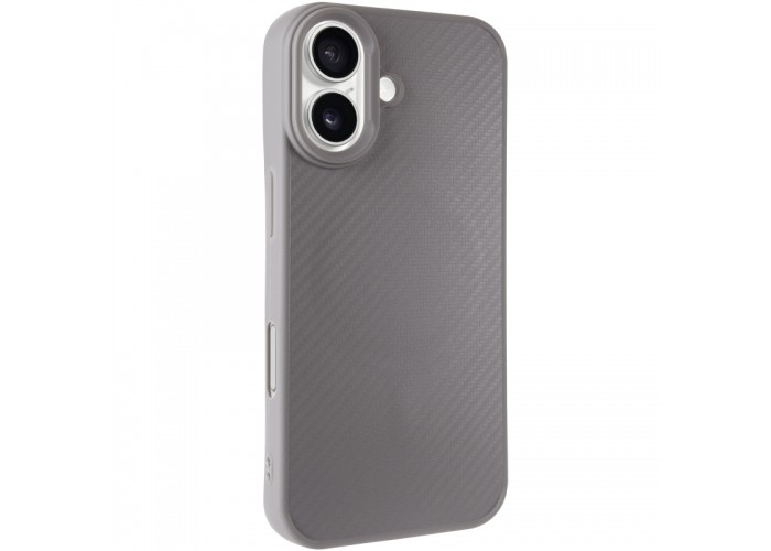 TPU чохол Carbon Protective with Magsafe для Apple iPhone 16 (6.1