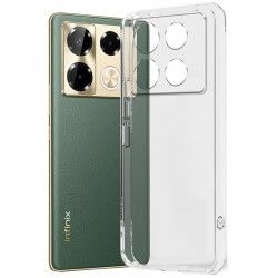 TPU чохол Epic Transparent 1,5mm Full Camera для Infinix Note 40 Pro 4G  Безбарвний (прозорий) - 00000073703_1