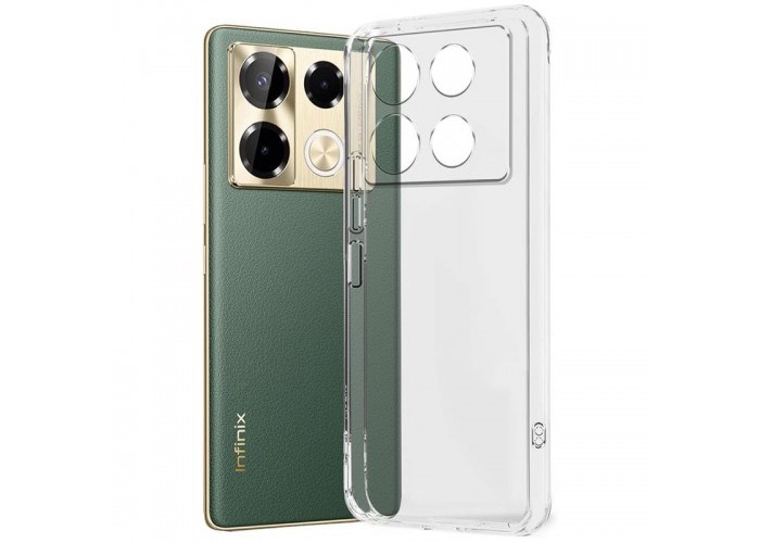 TPU чохол Epic Transparent 1,5mm Full Camera для Infinix Note 40 Pro 4G