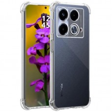 TPU чохол GETMAN Ease logo посилені кути Full Camera для Infinix Note 40 4G  Безбарвний (прозорий) - 00000073741_1