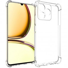 TPU чохол GETMAN Ease logo посилені кути Full Camera для Realme C53  Безбарвний (прозорий) - 00000071658_1