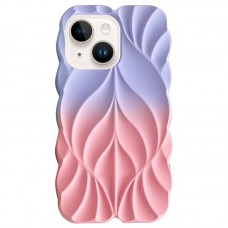 TPU чохол Leaf для Apple iPhone 15 (6.1")  Lilac / Pink - 00000077608_1