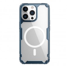 TPU чохол Nillkin Nature Pro Magnetic для Apple iPhone 14 Pro (6.1")  Синій (прозорий) - 00000056055_2