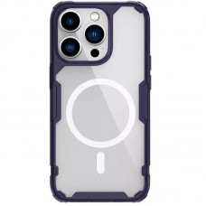 TPU чохол Nillkin Nature Pro Magnetic для Apple iPhone 14 Pro (6.1")  Темно-фіолетовий (прозорий) - 00000056055_3