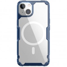 TPU чохол Nillkin Nature Pro Magnetic для Apple iPhone 15 (6.1")  Синій (прозорий) - 00000065679_2