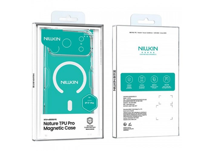 TPU чохол Nillkin Nature Pro Magnetic для Apple iPhone 17 Pro Max (6.9
