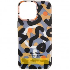 TPU чохол Pastel Chaos with MagSafe для Apple iPhone 16 (6.1")  Black - 00000081240_5