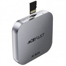 Адаптер Acefast QC2 AI Box car wireless CarPlay/Android Auto  Metal gray - 00000086055_1
