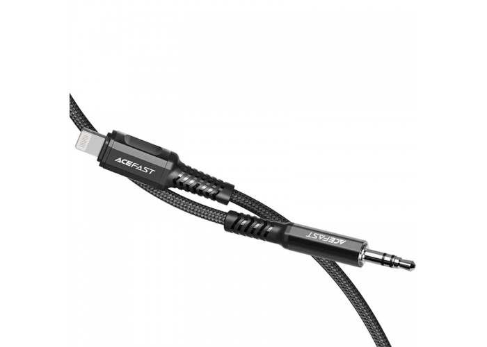 Аудіо кабель Aux Acefast C1-06 (Lightning to AUX 3.5mm) (1m)