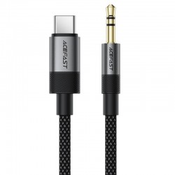 Аудіо кабель Aux Acefast J11 (Type-C to AUX 3.5mm plug) (1m)  Black - 00000085434_1