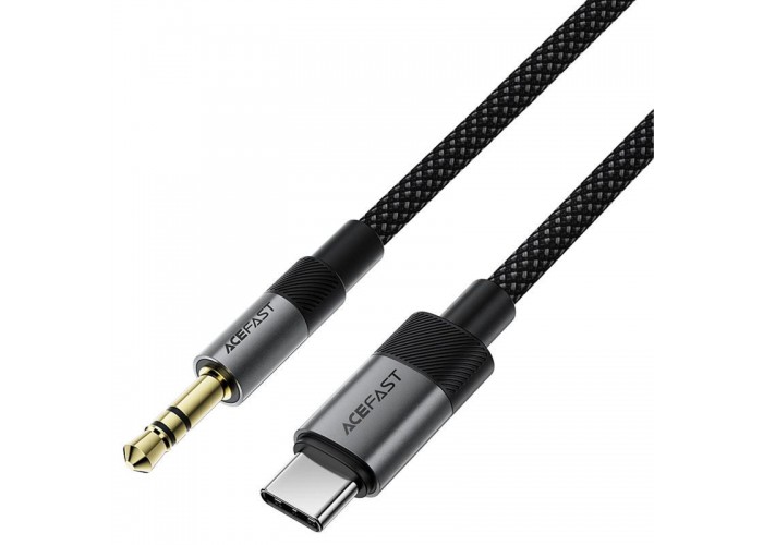 Аудіо кабель Aux Acefast J11 (Type-C to AUX 3.5mm plug) (1m)