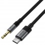 Аудіо кабель Aux Acefast J11 (Type-C to AUX 3.5mm plug) (1m)
