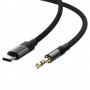 Аудіо кабель Aux Acefast J11 (Type-C to AUX 3.5mm plug) (1m)