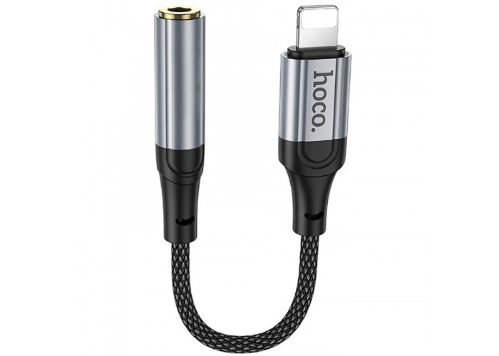 Аудіо кабель Aux Hoco LS36A Fresh 3.5mm to Lightning (0.12m)