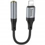 Аудіо кабель Aux Hoco LS36A Fresh 3.5mm to Lightning (0.12m)