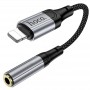 Аудіо кабель Aux Hoco LS36A Fresh 3.5mm to Lightning (0.12m)