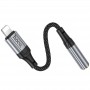 Аудіо кабель Aux Hoco LS36A Fresh 3.5mm to Lightning (0.12m)