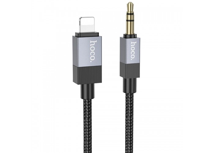 Аудіо кабель Aux Hoco UPA32A Clever digital (Lightning to AUX 3.5mm) (1m)