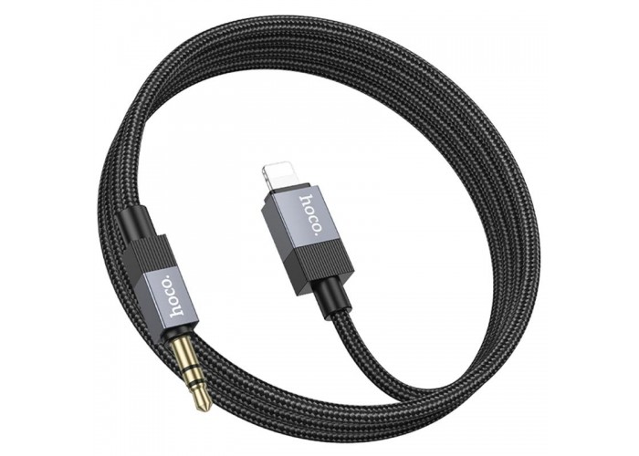 Аудіо кабель Aux Hoco UPA32A Clever digital (Lightning to AUX 3.5mm) (1m)