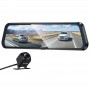 Автомобільний регистратор дзеркало Hoco DV16 Dual-Channel Driving Recorder 1080p+720p