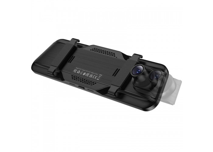 Автомобільний регистратор дзеркало Hoco DV16 Dual-Channel Driving Recorder 1080p+720p