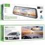 Автомобільний регистратор дзеркало Hoco DV16 Dual-Channel Driving Recorder 1080p+720p