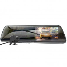Автомобільний регистратор дзеркало Hoco DV4 Dual-Channel Driving Recorder 1080p+720p 4.5"  Iron gray - 00000083851_1