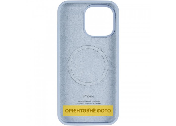 Чохол Silicone Case (AA) Logo with MagSafe для Apple iPhone 17 (6.3