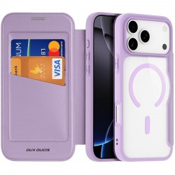 Чохол-книжка Dux Ducis Skin X Pro with MagSafe для Apple iPhone 17 Pro (6.3")  Purple - 00000080530_3