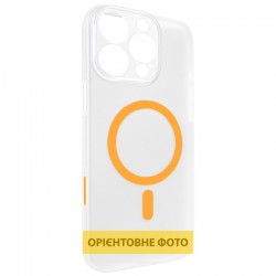 Чохол PC Slim Matte with Magnetic Fit (camera button) для Apple iPhone 17 (6.3")  Orange - 00000087019_1
