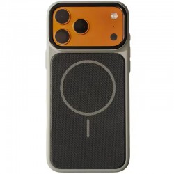 Чохол TPU TechWoven Hybrid with MagSafe для Apple iPhone 17 Pro (6.3")  Grey / Black - 00000084837_4