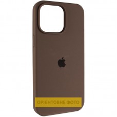 Чохол Silicone Case (AA) Logo with MagSafe для Apple iPhone 16 (6.1")  Коричневий / Brown - 00000080644_15