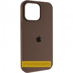 Чохол Silicone Case (AA) Logo with MagSafe для Apple iPhone 16 (6.1")  Коричневий / Brown - 00000080644_15