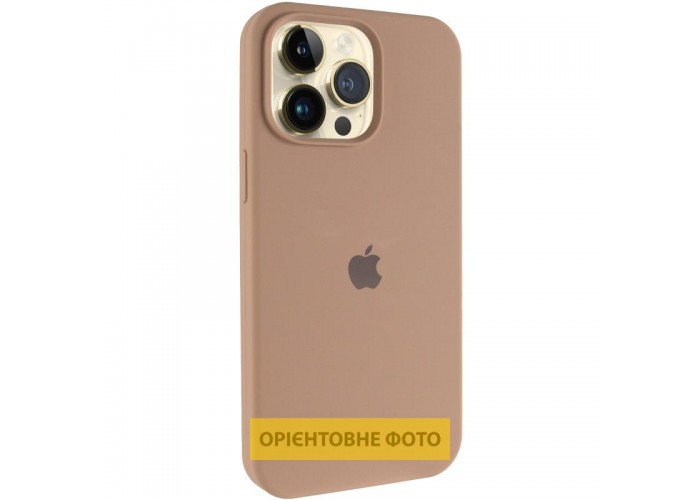 Чохол Silicone Case (AA) Logo with MagSafe для Apple iPhone 16 (6.1