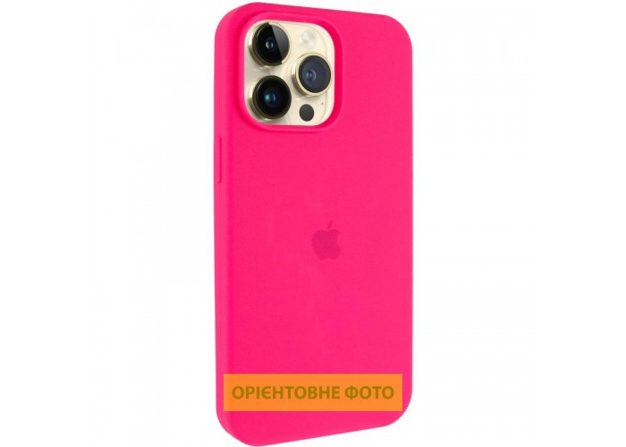 Чохол Silicone Case (AA) Logo with MagSafe для Apple iPhone 16 (6.1