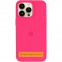 Чохол Silicone Case (AA) Logo with MagSafe для Apple iPhone 16 (6.1