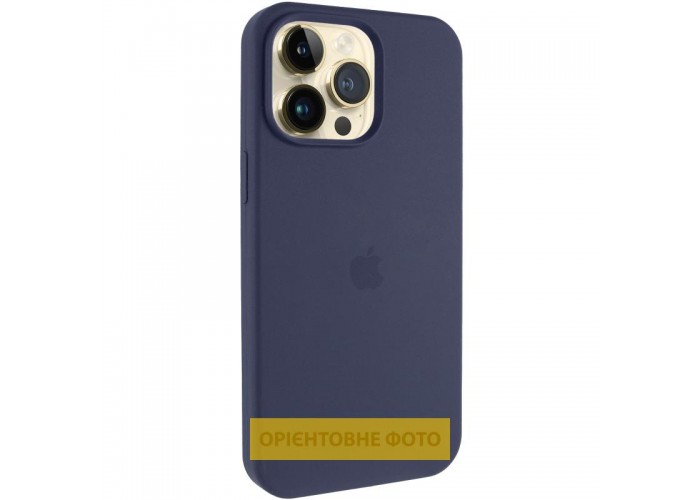 Чохол Silicone Case (AA) Logo with MagSafe для Apple iPhone 16 (6.1