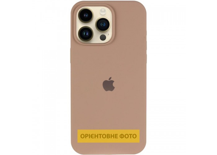 Чохол Silicone Case (AA) Logo with MagSafe для Apple iPhone 16 (6.1