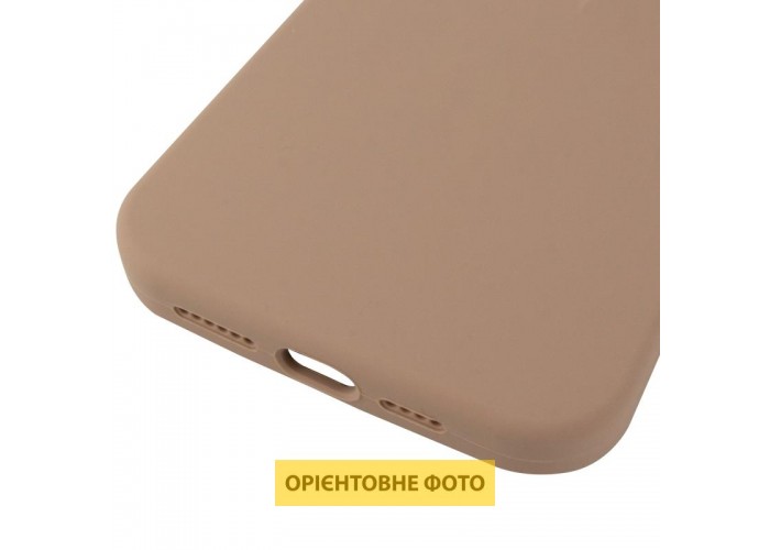 Чохол Silicone Case (AA) Logo with MagSafe для Apple iPhone 16 (6.1