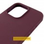 Чохол Silicone Case (AA) Logo with MagSafe для Apple iPhone 16 (6.1